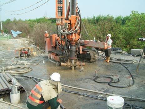 雙環塞注漿工法以等間距定量