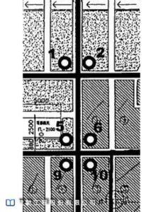 特採用跨地樑交錯式熱瀝青注漿法，以跳孔注漿、溢漿孔反向灌注方式