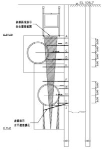 決定於潛盾隧道側面施工豎井內