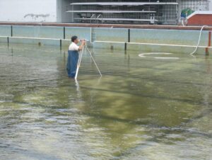 池體水平測量