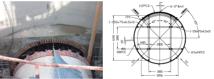 工作豎井與潛盾隧道界面間的互制作用