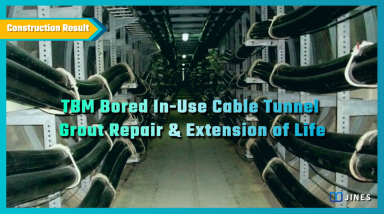 TBM Bored In-Use Cable Tunnel Grout Repair & Extension of Life