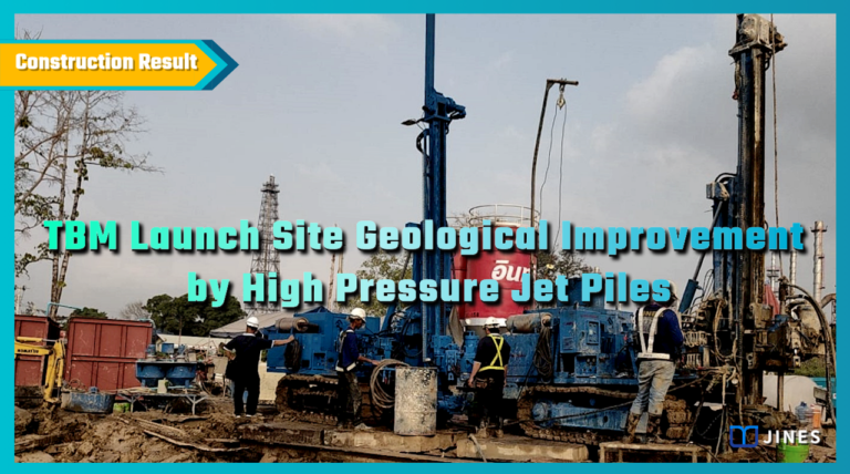 TBM Launch Site Geological Improvement by High Pressure Jet Piles
