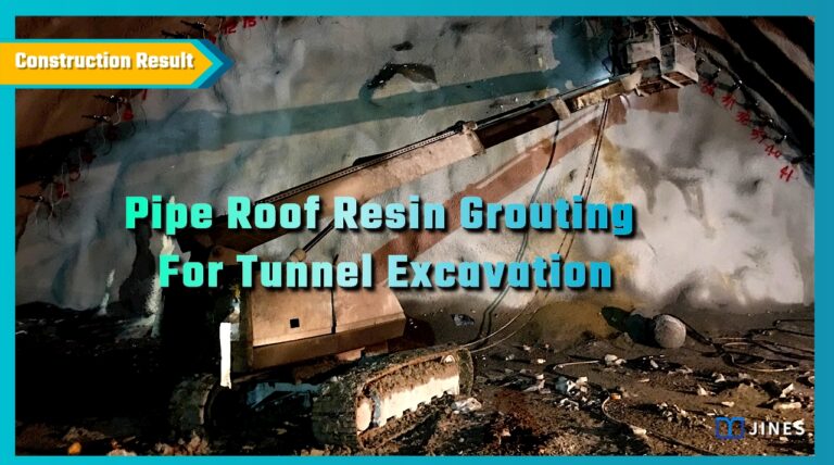 Pipe Roof Resin Grouting for Tunnel Excavation