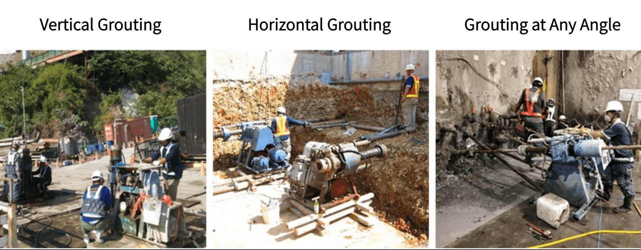 Dual Pipe Grouting Method