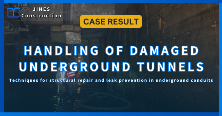 HANDLING OF DAMAGED UNDERGROUND TUNNELS